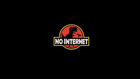 No Internet Connection - Jurassic Park wallpaper