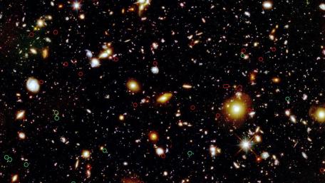 Celestial Wonders in Deep Space wallpaper
