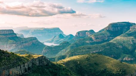 Panoramic view wallpaper