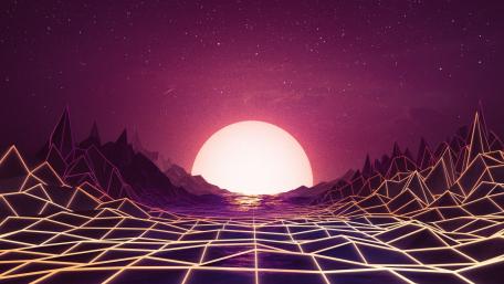 Neon Sunset wallpaper