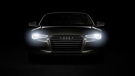 Headlight Elegance in Monochrome wallpaper