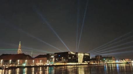 The Black Diamond at the Light Festival wallpaper