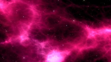 Breathtaking Pink Nebula in Deep Space wallpaper
