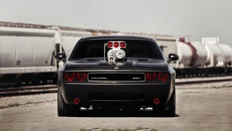 Raw Power Unleashed - Dodge Challenger SRT8 wallpaper