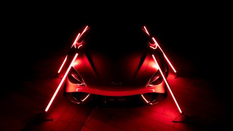 Neon Beast Unleashed in the Night wallpaper
