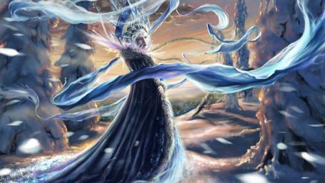 The Enchanted Winter Princess wallpaper