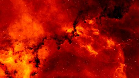 Fiery Nebula in the Cosmos wallpaper