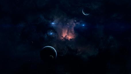 Galactic Wonders in the Cosmic Night wallpaper