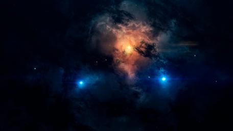 Mystical Nebula in the Cosmic Depths wallpaper