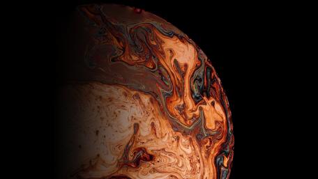 Mystical Swirls of a Distant Planet wallpaper