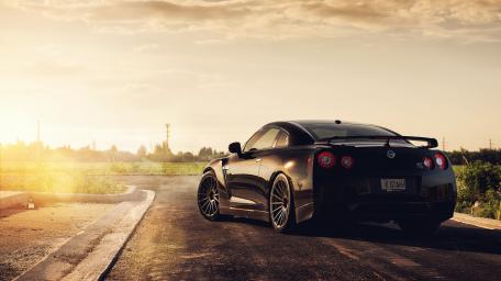 Nissan GTR Majesty at Sunset wallpaper