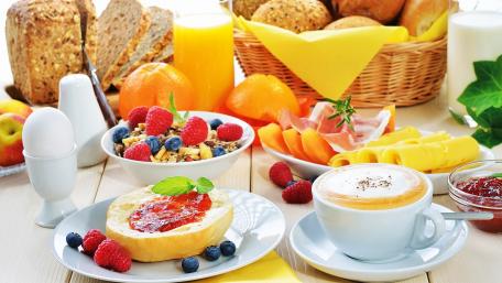Breakfast wallpaper