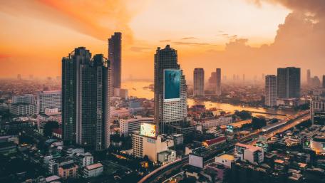 Bangkok cityscape wallpaper