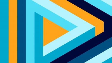 Minimal Penrose triangle wallpaper