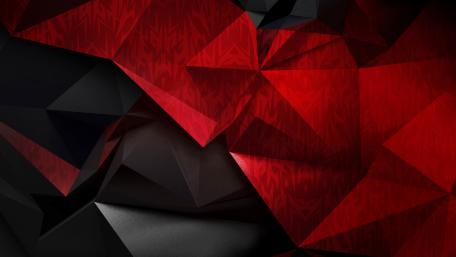 Red and Black Polygonal Abstract wallpaper