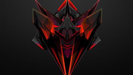 Fiery Geometric Complexity wallpaper