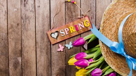 Spring decoration wallpaper