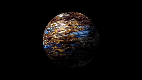 Planet art wallpaper