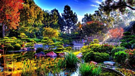 Earl Burns Miller Japanese Garden wallpaper