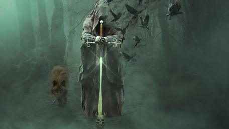 Mystic Guardian of the Enchanted Forest wallpaper