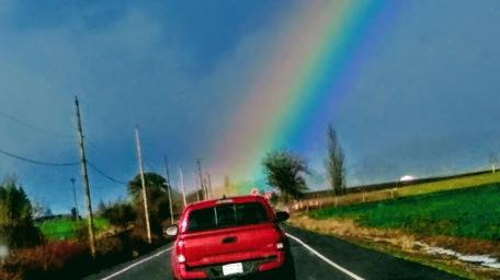Oregon rainbow wallpaper