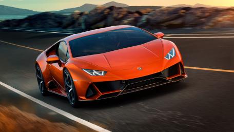 Lamborghini Huracan EVO Sunset Drive wallpaper