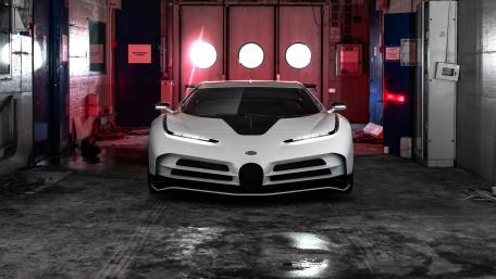 Bugatti Centodieci in Industrial Setting wallpaper