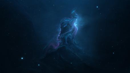 Mystical Atlantis Nebula in 8K wallpaper