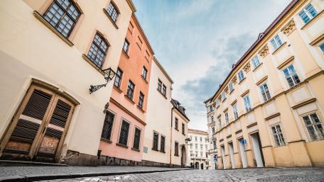 Historical street (Czechia) wallpaper