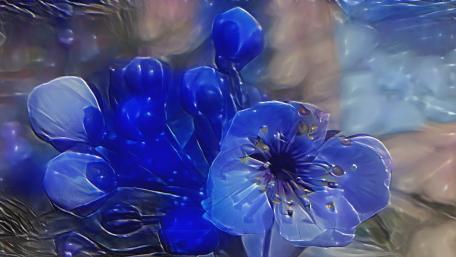 Blue Flowers wallpaper