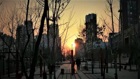 Dusk in Shenyang wallpaper