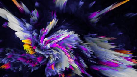 Vibrant Burst of Color Explosion wallpaper