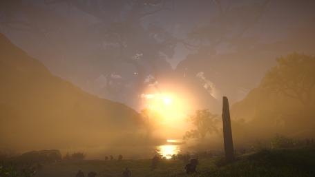 Sunset in Midgard wallpaper
