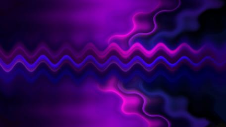 Vibrant Neon Wave Patterns in Purple Shades wallpaper