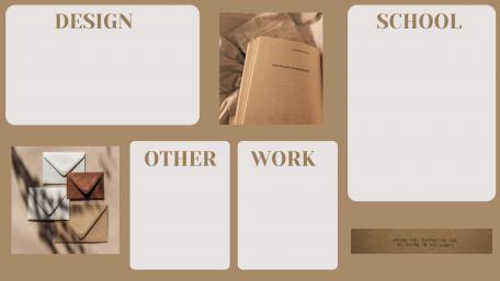 Elegant Brown Layout for Inspiration and Organization wallpaper