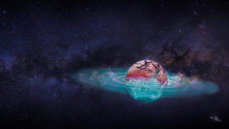 saturno-arte-digital wallpaper