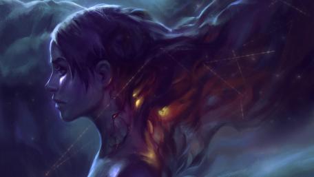 Celestial Dreams in a Mystical Universe wallpaper