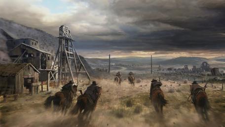 Western concep art wallpaper