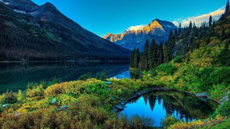 Grinnell Lake wallpaper