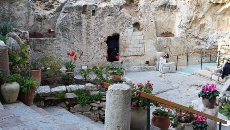 The Garden Tomb Jerusalem wallpaper