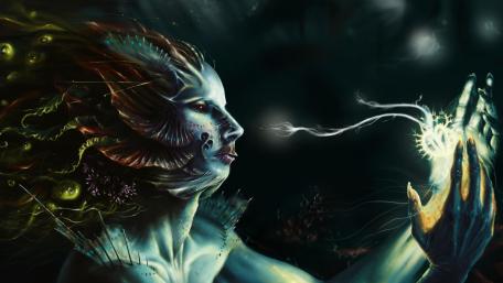 Dark Mermaid wallpaper