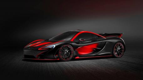 Stunning McLaren P1 in Dramatic Lighting wallpaper