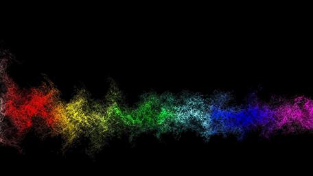 Vibrant Swirls of Colorful Energy wallpaper