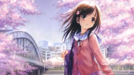 Kawaii Anime Little Girl wallpaper
