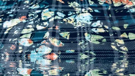Abstract of flowers wallpaper