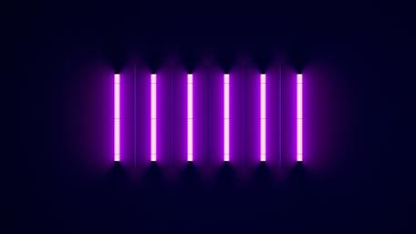 Vibrant Neon Rhythm in the Dark wallpaper