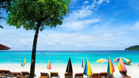 Dreamy Tropical Beach Escape wallpaper