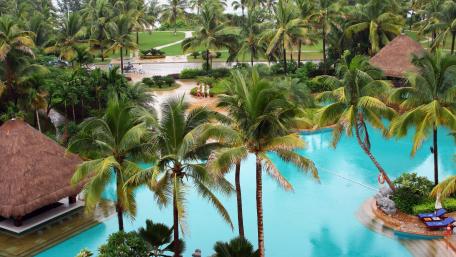 Tropical Paradise Retreat Awaits You wallpaper