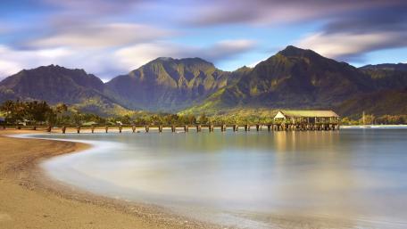 Hanalei Pier wallpaper