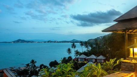 Tropical Paradise by the Sea wallpaper